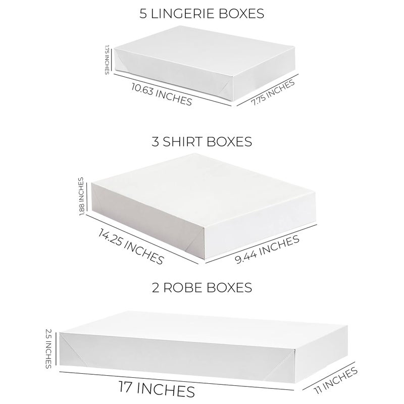 ALEF White Gift Box - 10 Pack Assortment - Great For All Occasions: Pack of 2 (20 total) - Image 2